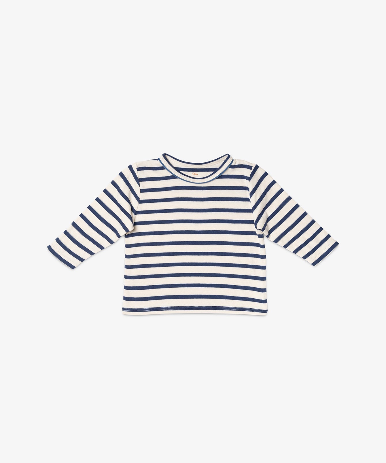 Edward Baby T-Shirt in Navy Stripe