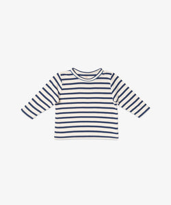Edward Baby T-Shirt in Navy Stripe