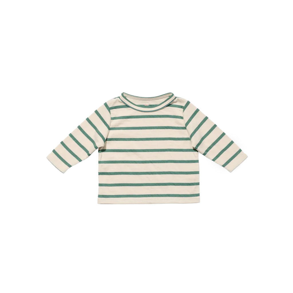 Edward Baby T-Shirt in Pine Stripe