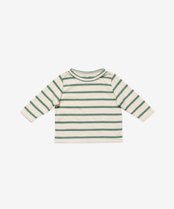 Edward Baby T-Shirt in Pine Stripe
