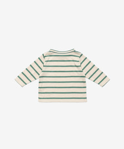 Edward Baby T-Shirt in Pine Stripe
