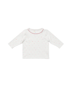 Edward Baby T-Shirt in Rose Hearts