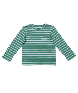 Edward T-Shirt in Forest Stripe