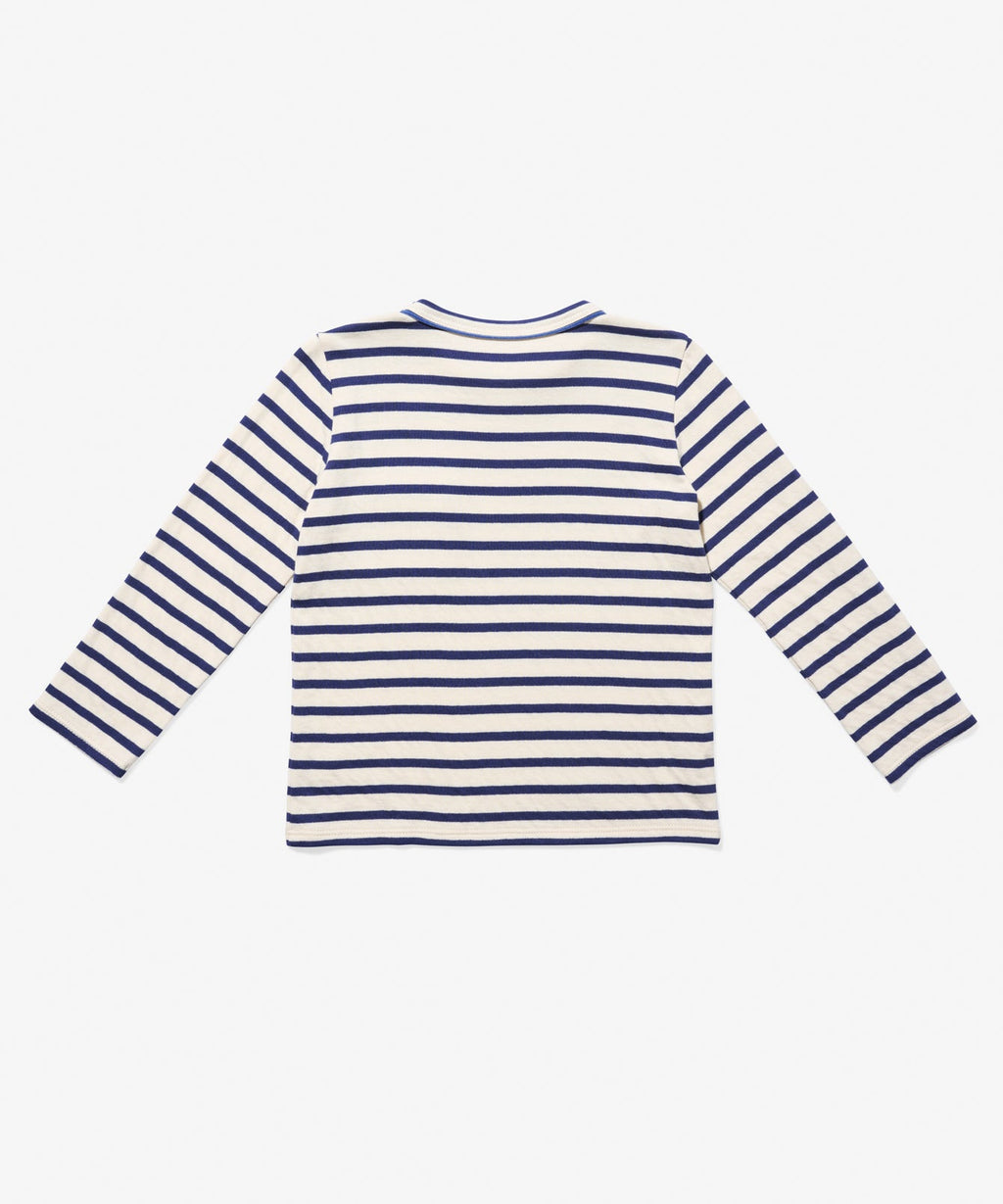 Edward T-Shirt in Navy Stripe