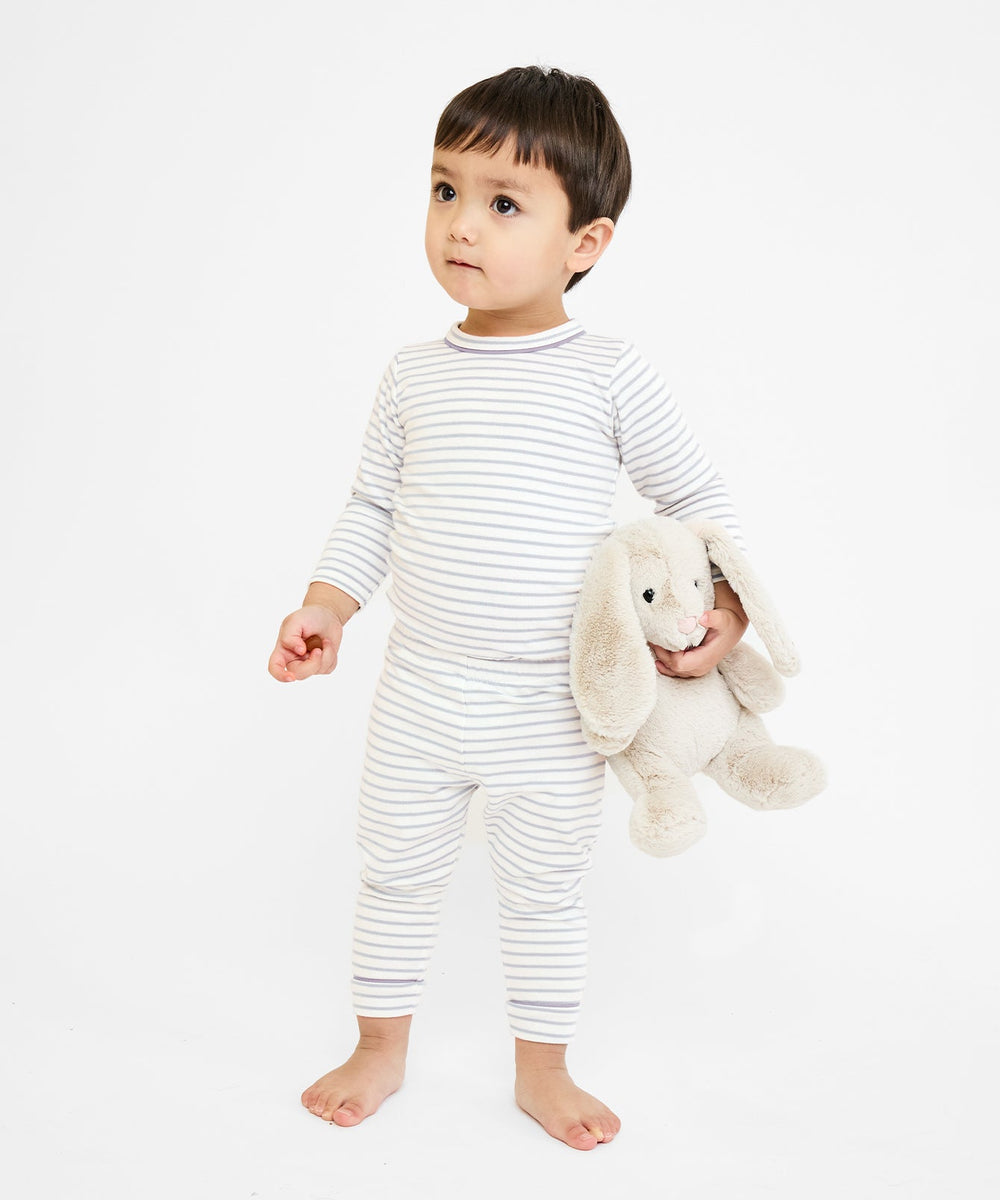 Edward One-piece in Cloud Mini Stripe