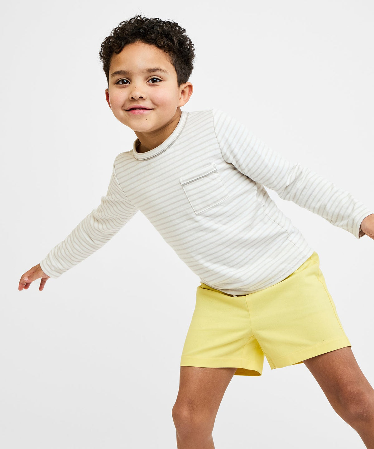 Edward T-Shirt in Cloud Mini Stripe