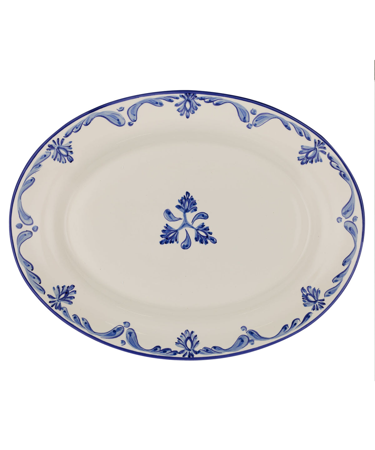Rebecca Udall Eleanor Platter, Blue Pattern