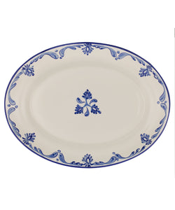 Rebecca Udall Eleanor Platter, Blue Pattern