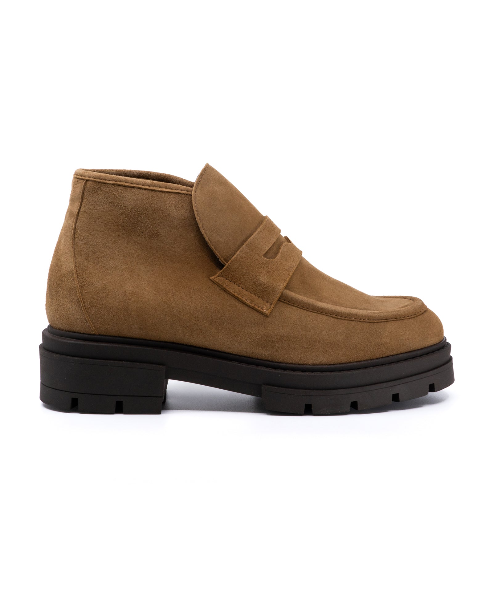 Elia Suede Boot in Beige