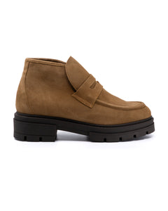 Elia Suede Boot in Beige