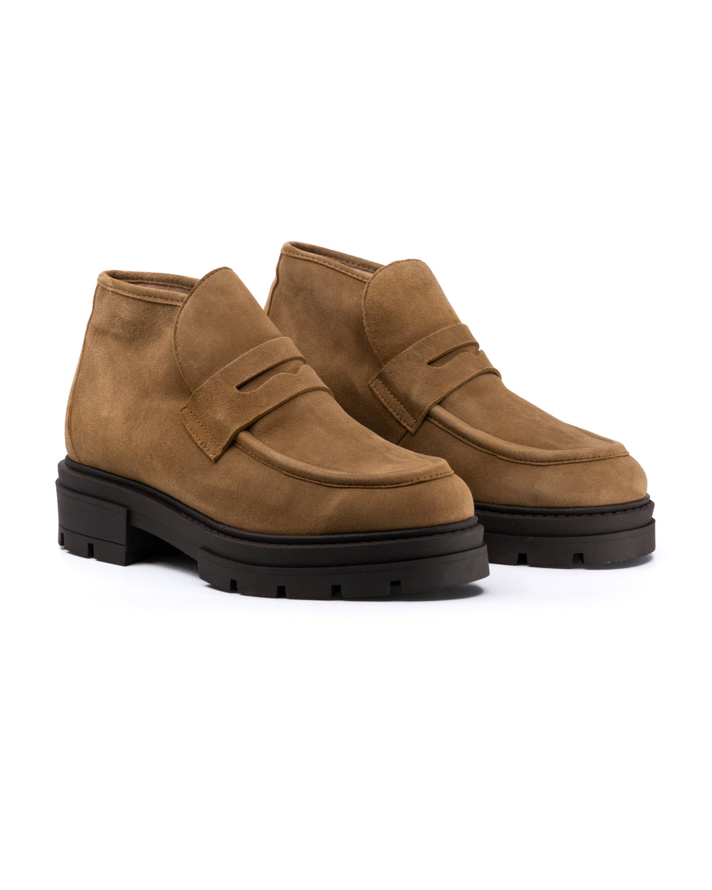 Elia Suede Boot in Beige