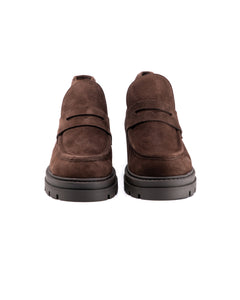 Elia Suede Boot in Chocolate