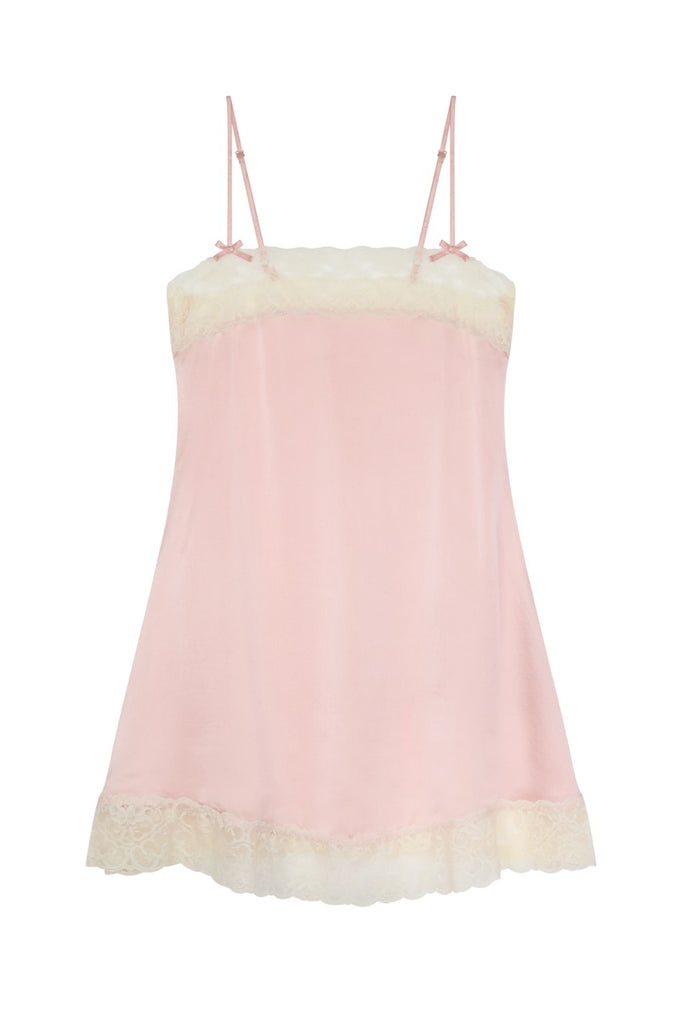 Elizabeth Slip Dress in Shell Pink