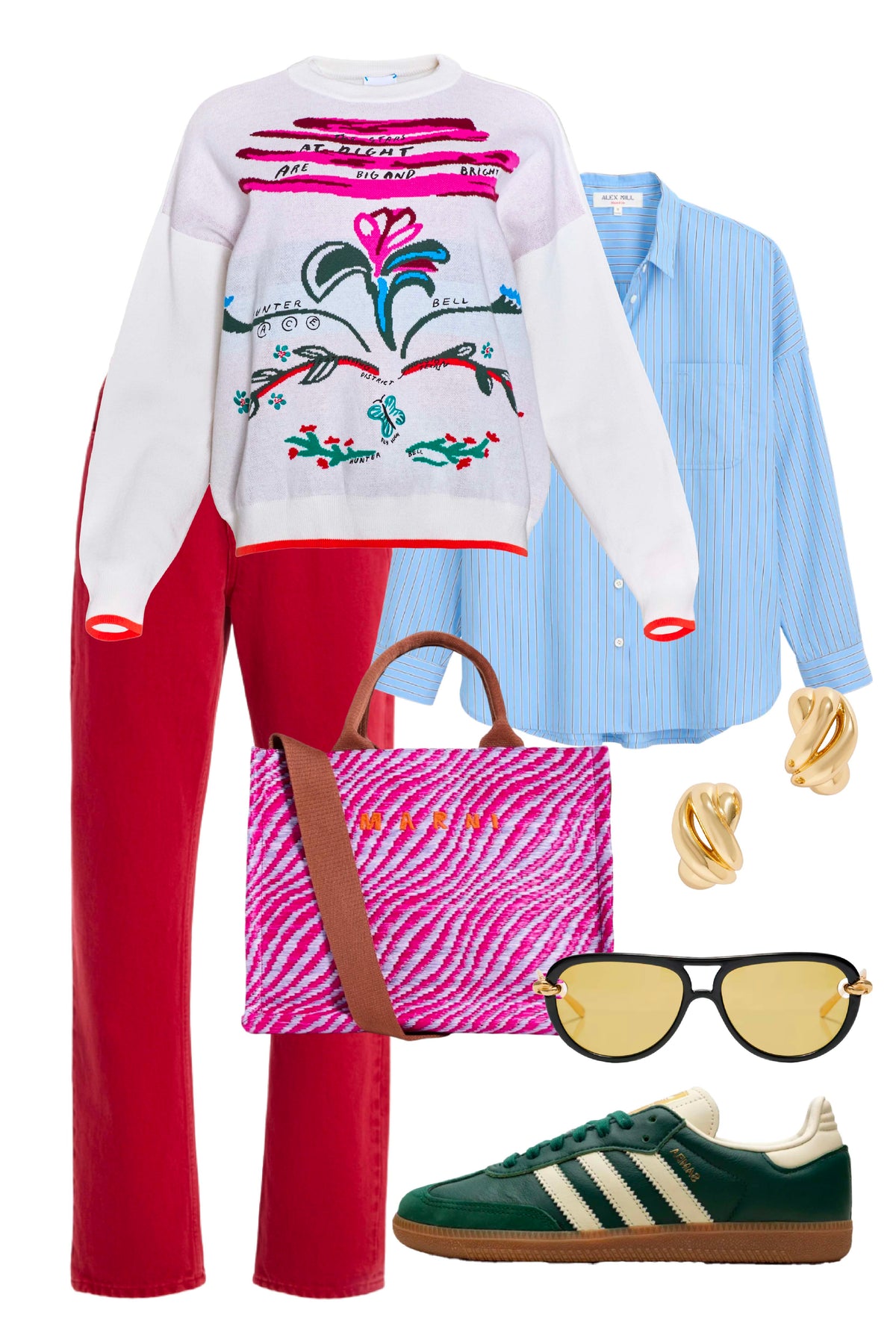 Elizabeth Sweater in Anniversary Print