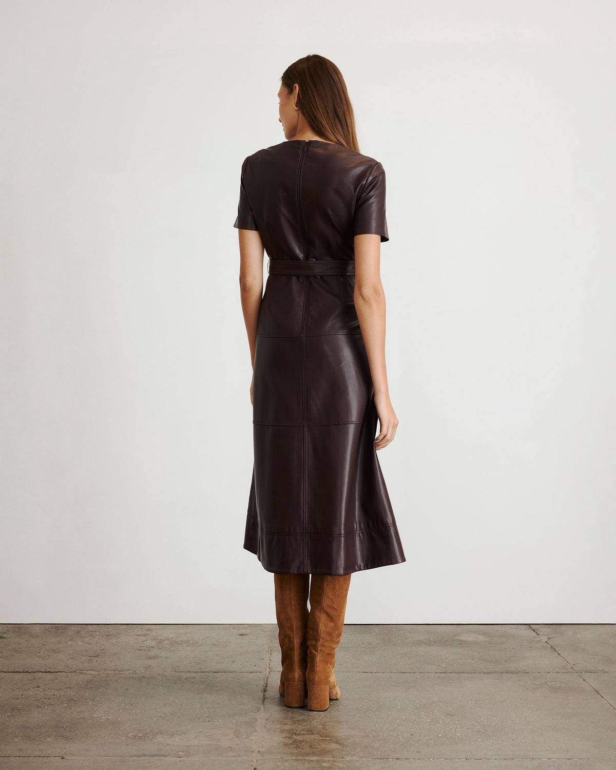 Ella Dress in Oxblood