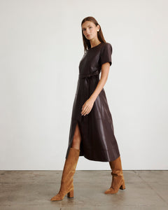 Ella Dress in Oxblood