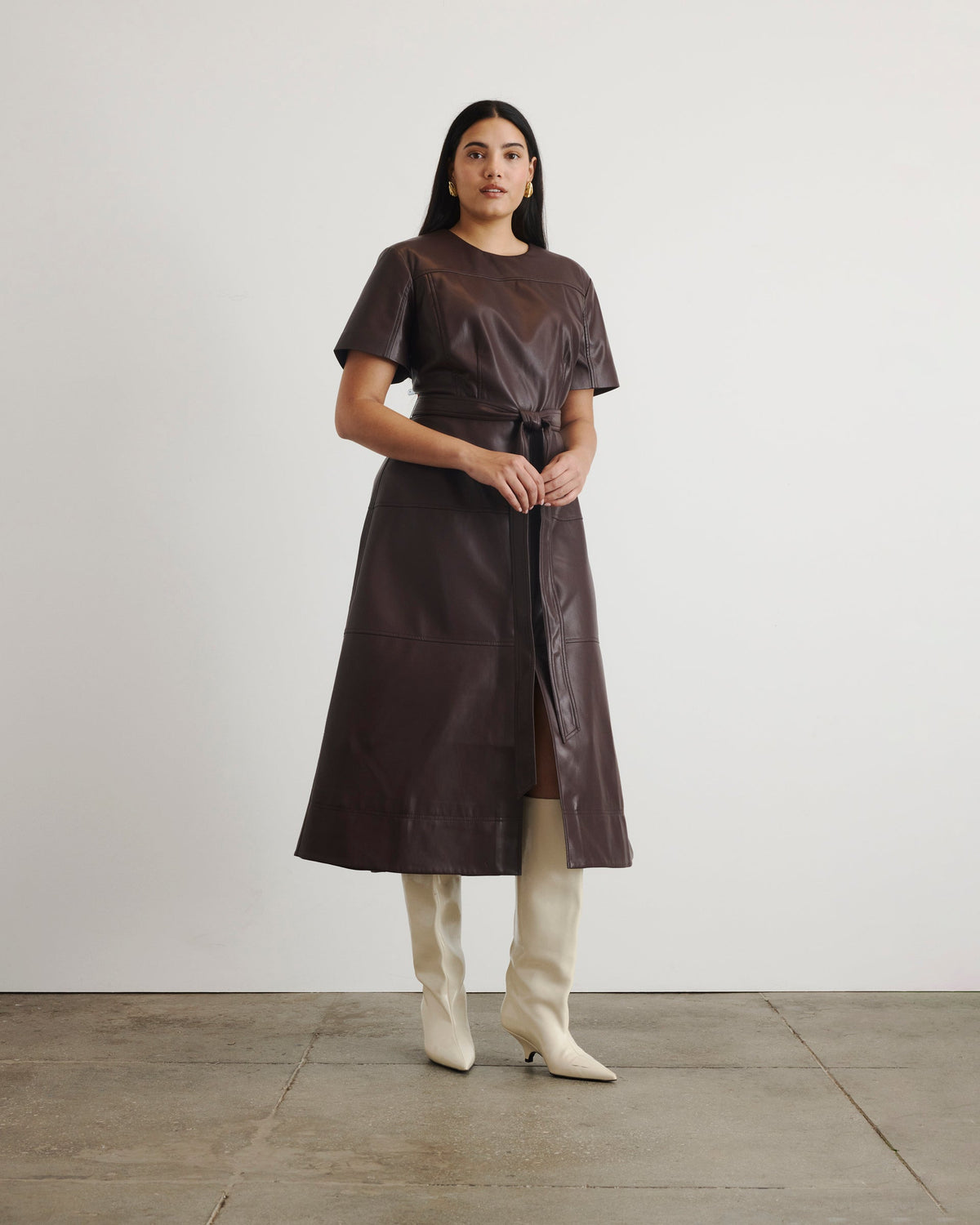 Ella Dress in Oxblood