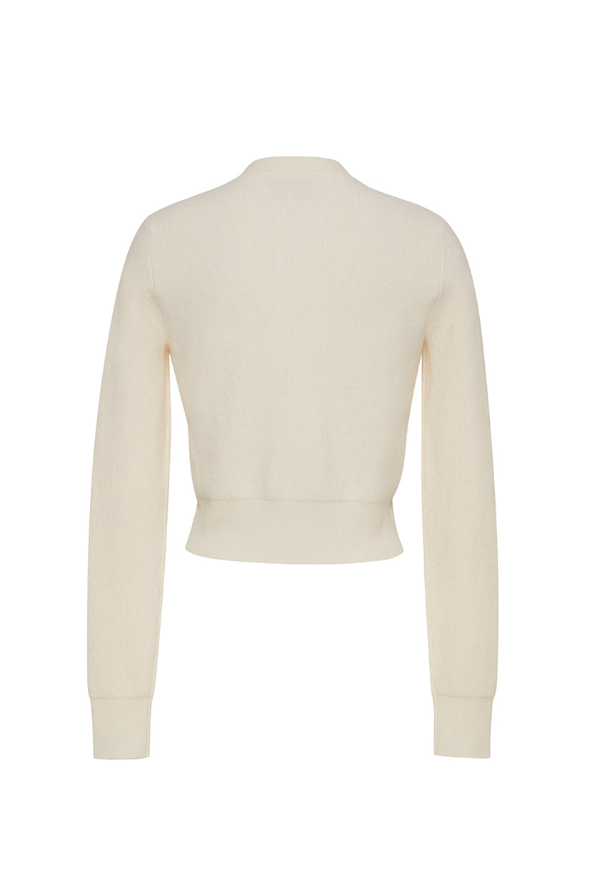 Ellery Cardigan in White