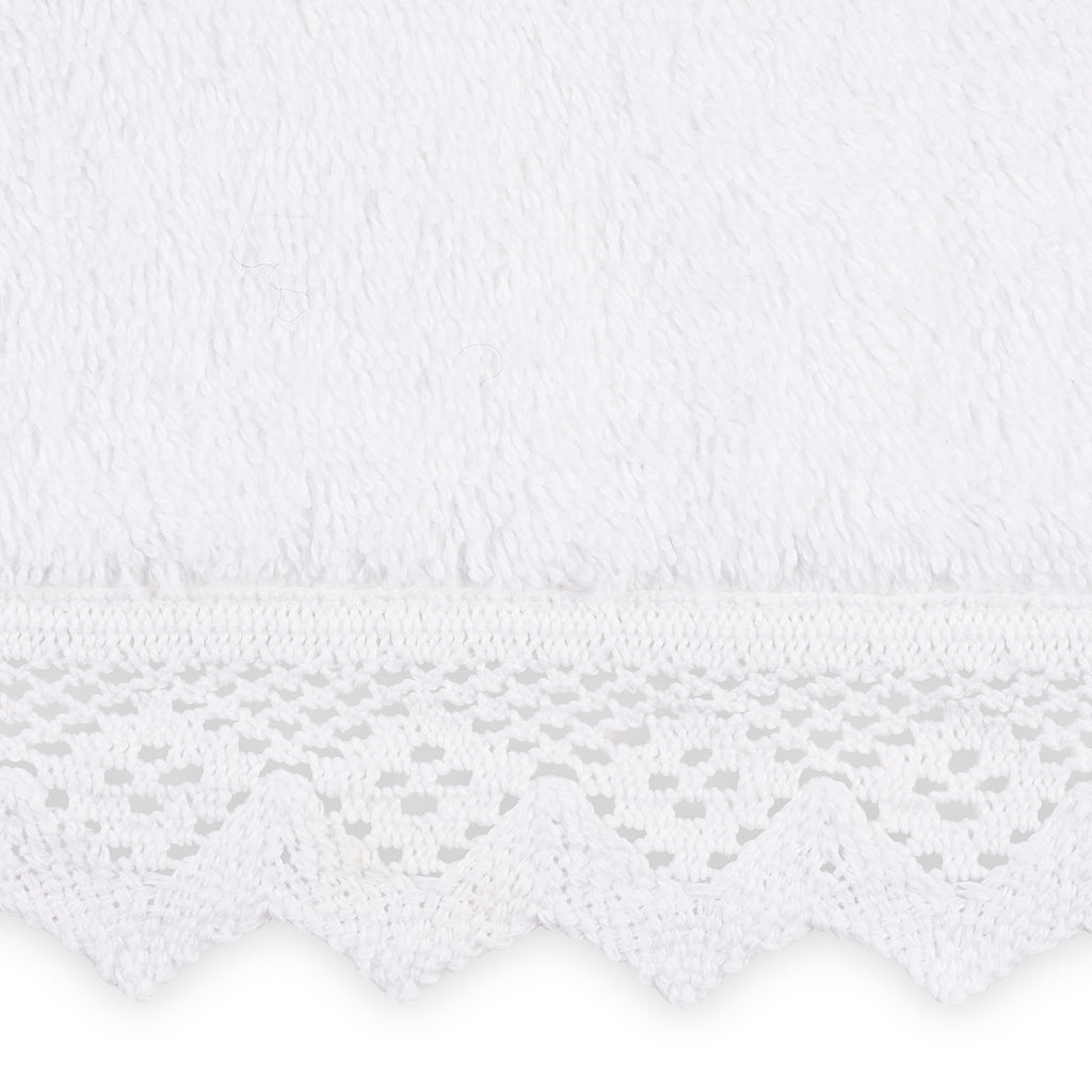 Ellis Bath Towel in White