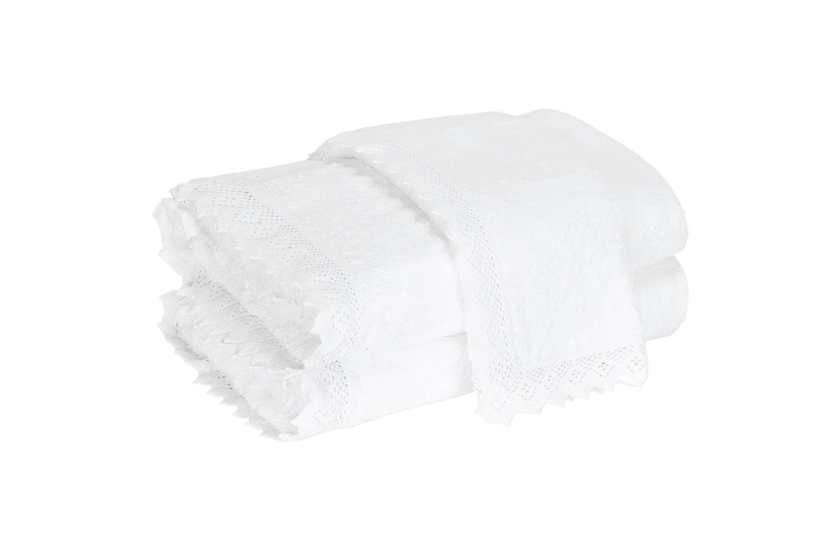 Ellis Bath Towel in White