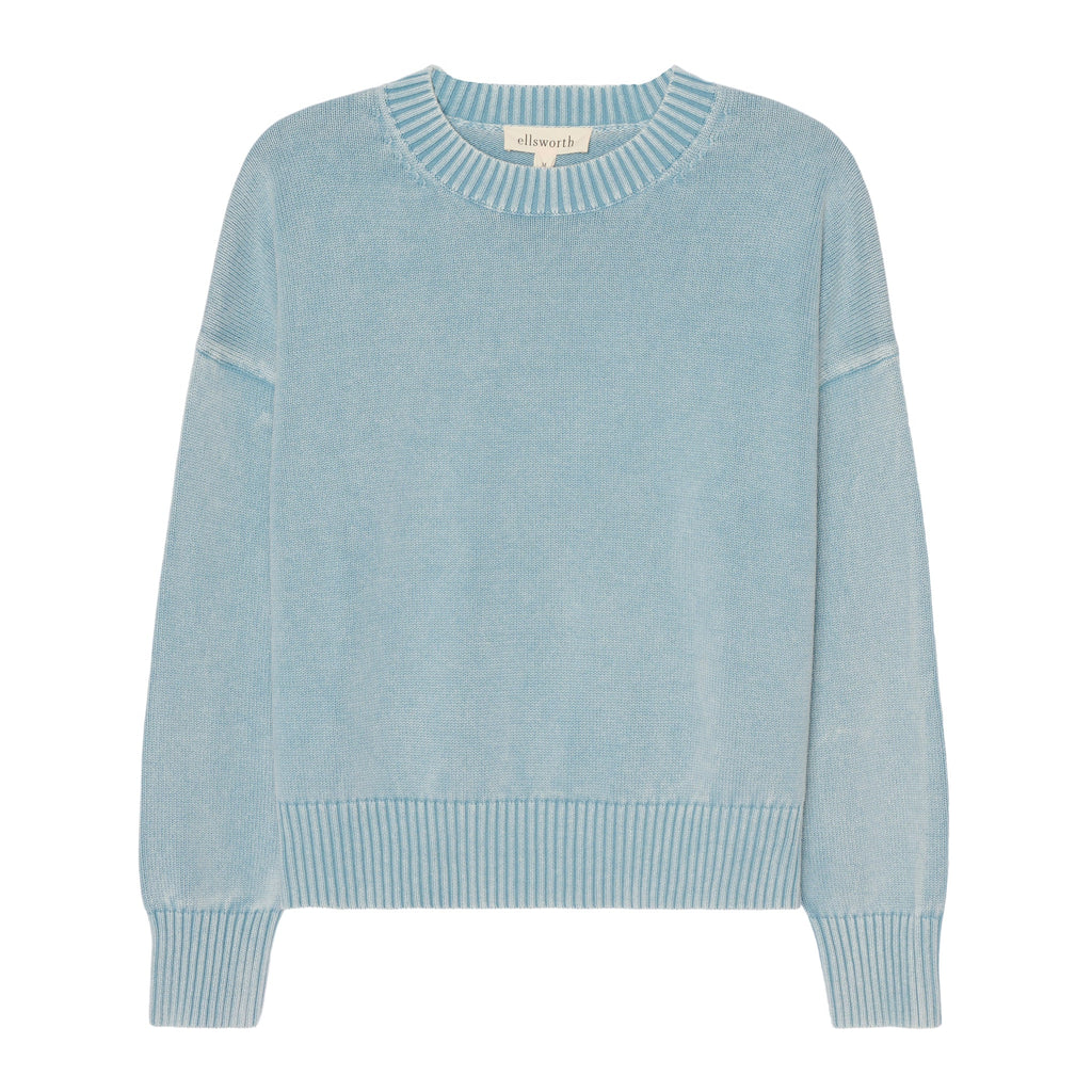 Emery Crewneck Sweater in Denim