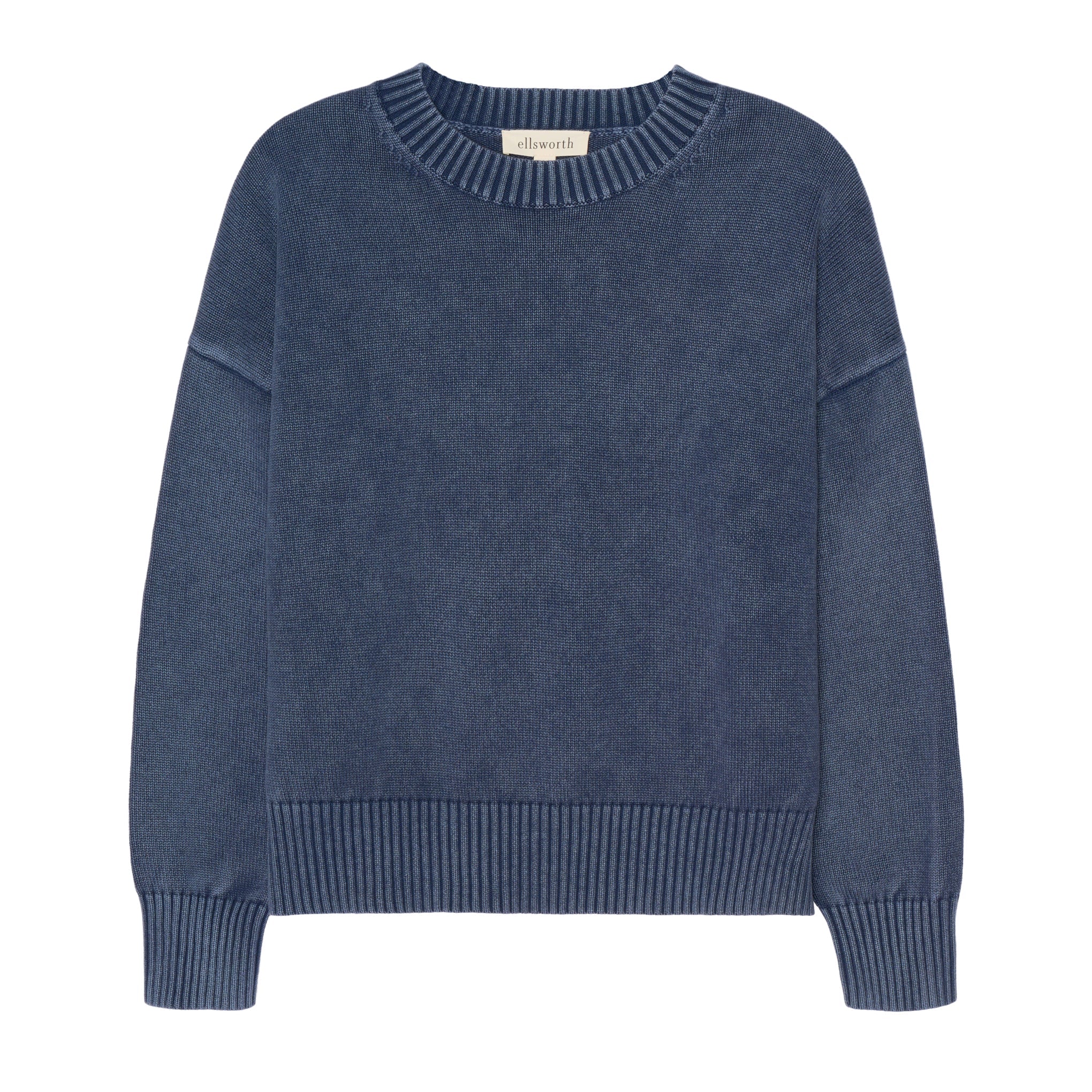 Emery Crewneck Sweater in Faded Navy