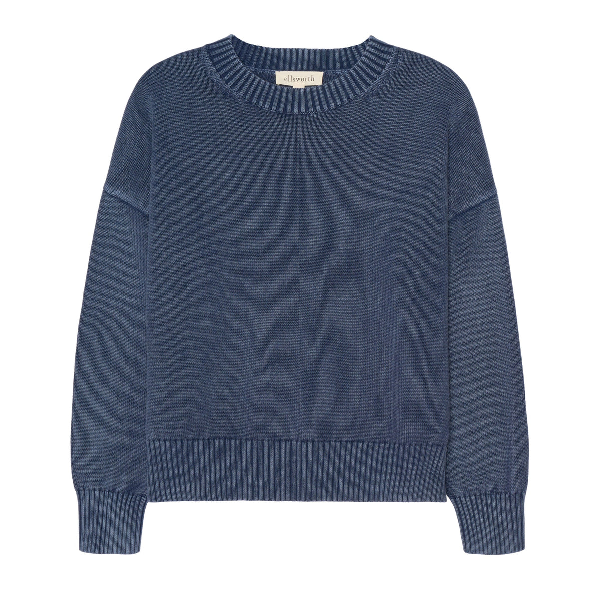 Emery Crewneck Sweater in Faded Navy