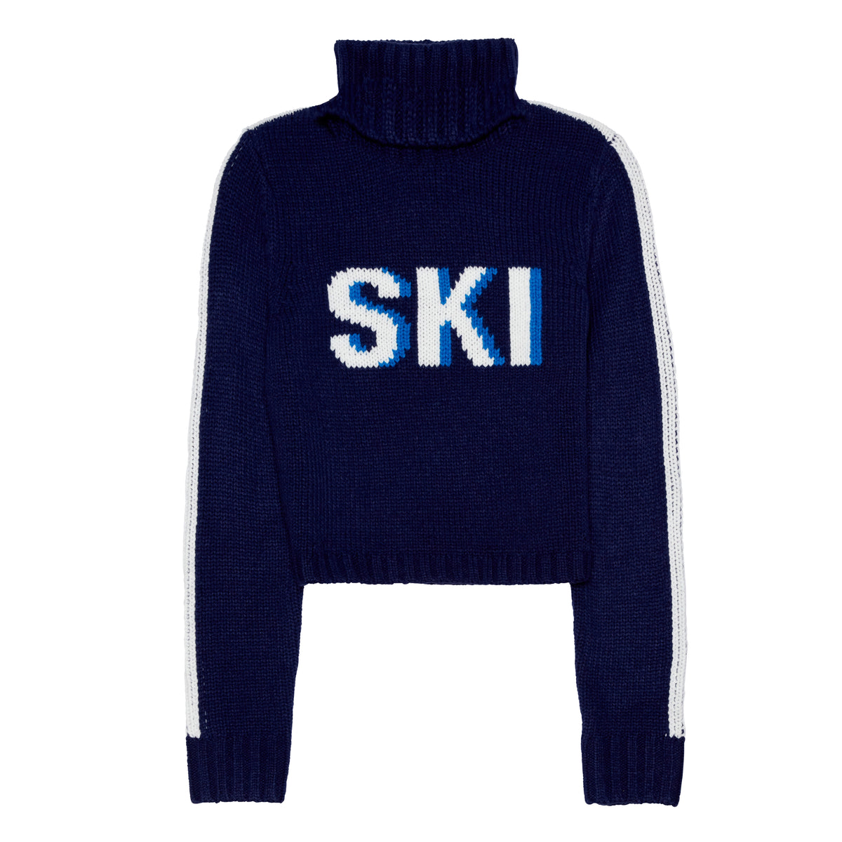 Cropped Ski Turtleneck Sweater
