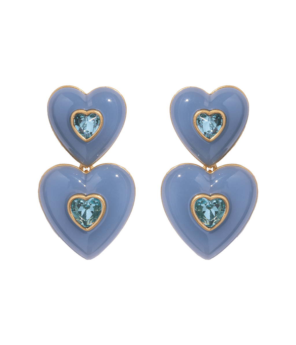 Elodie Heart Drop Earrings