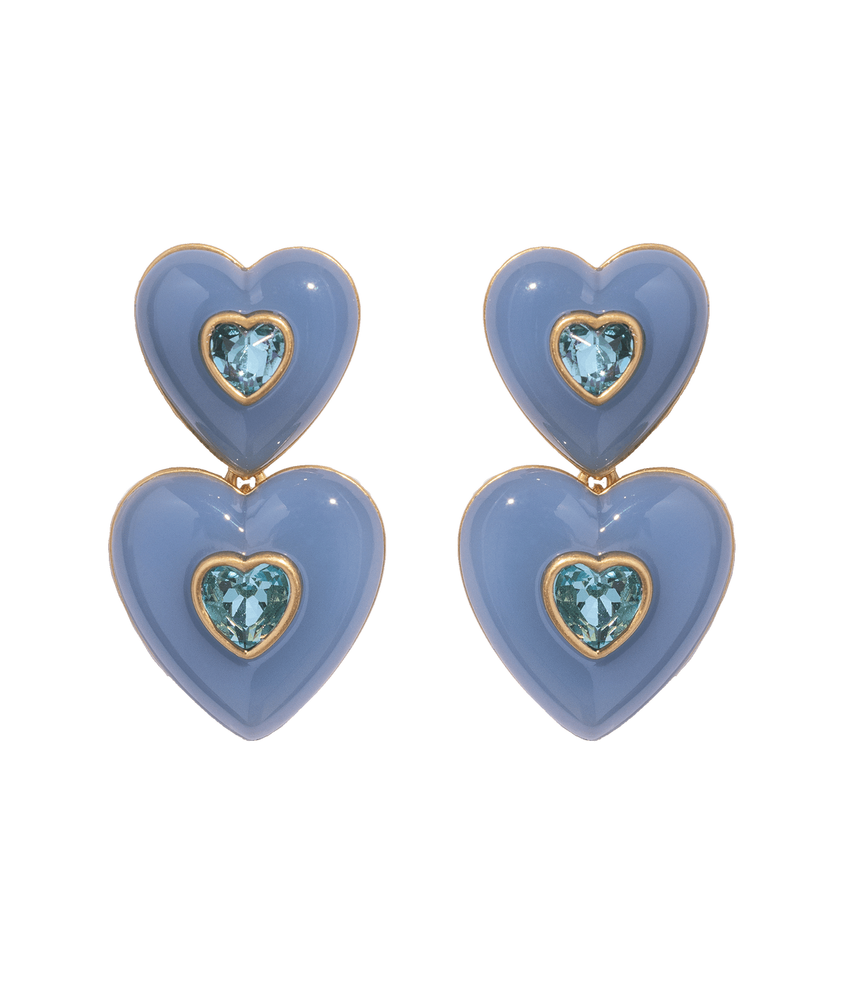 Elodie Heart Drop Earrings