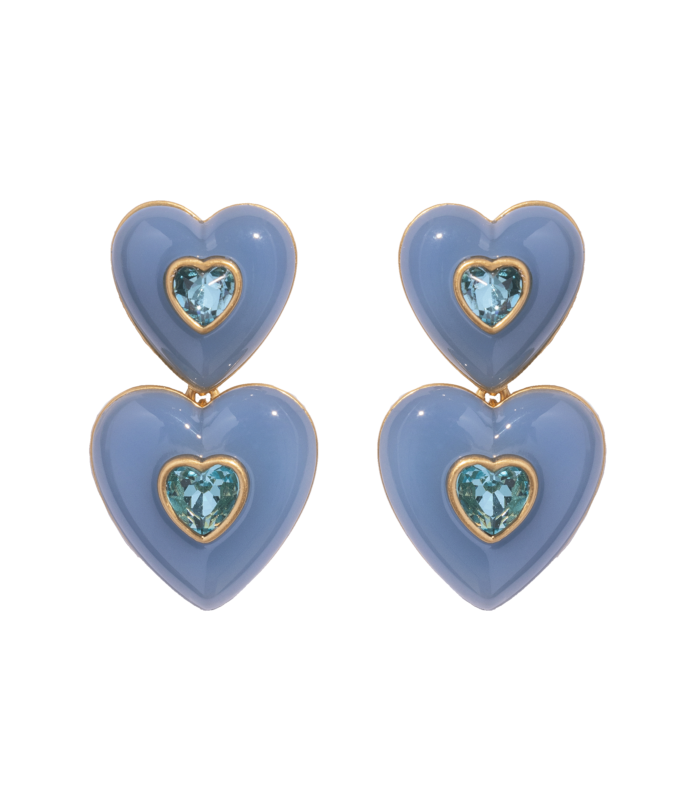 Elodie Heart Drop Earrings