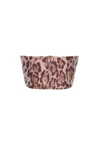 Elsa Top in Painted Animal Blush Metallic Jacquard