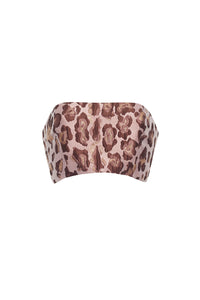 Elsa Top in Painted Animal Blush Metallic Jacquard