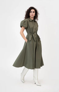 Elza Dress in Fern