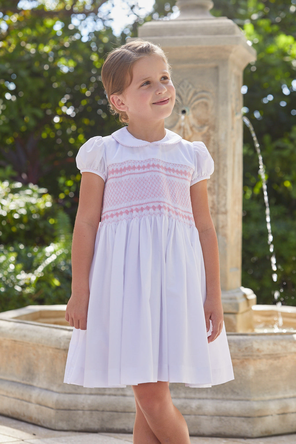 Smocked Emery Dress in Light Pink 4Y Smocked Emery Dress in Light Pink 4Y