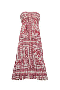 Emilia Skirt in Hudson Scarf Egret