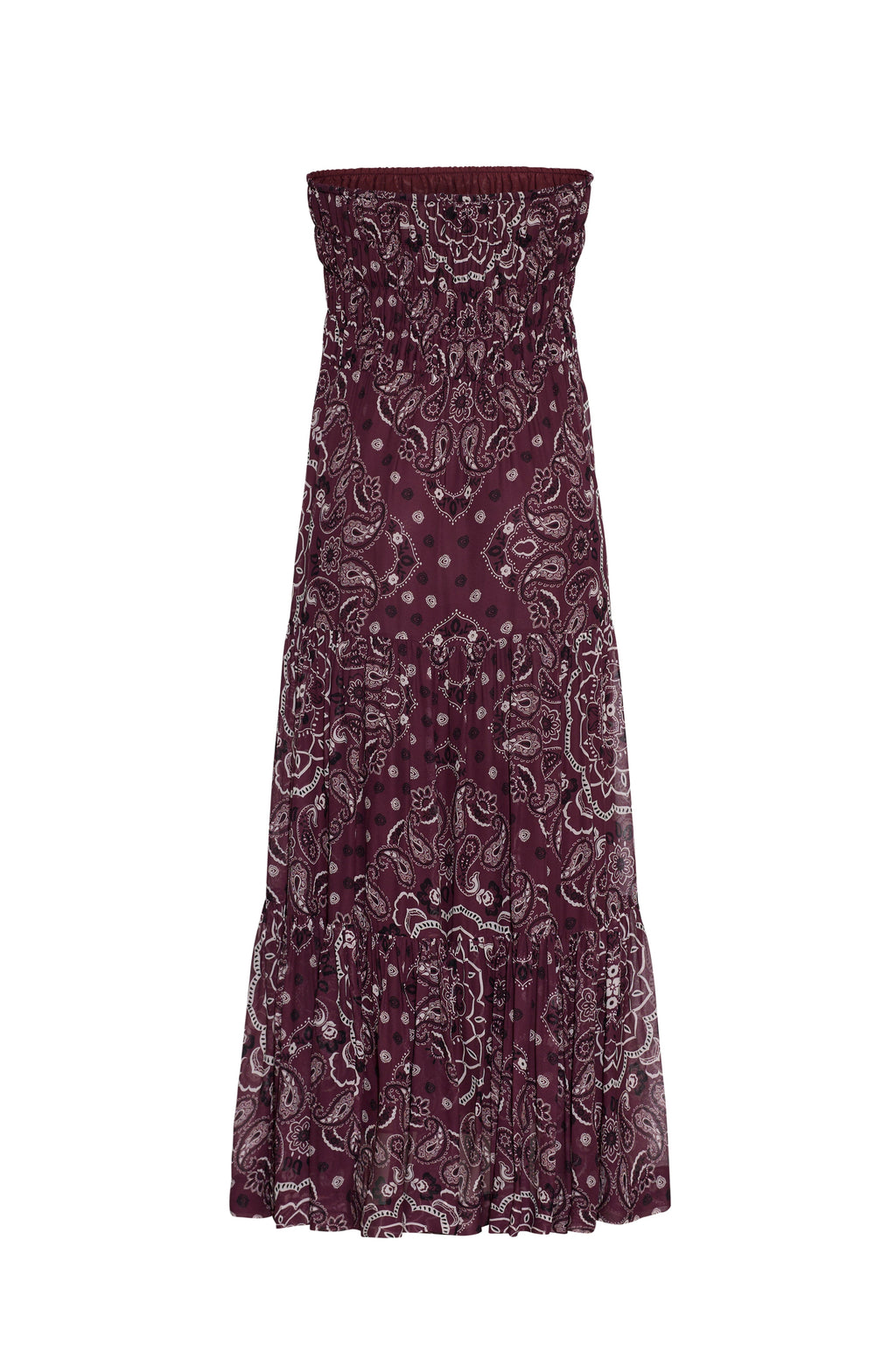 Emilina Skirt in Bandana Plum