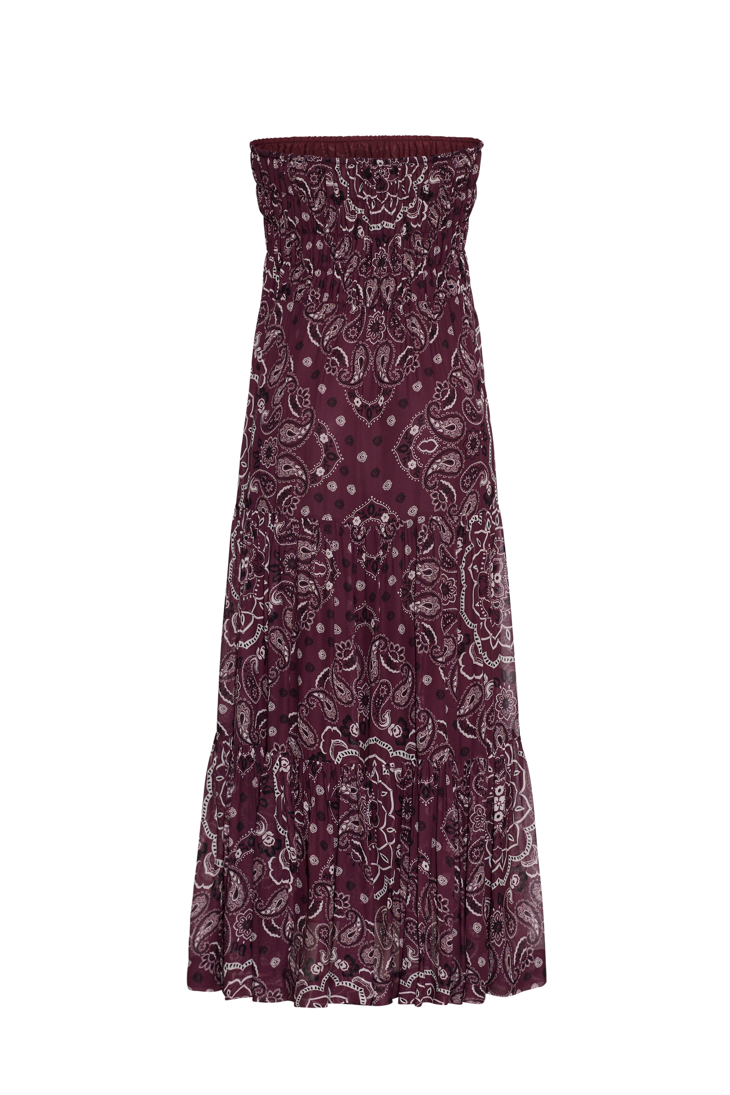 Emilina Skirt in Bandana Plum