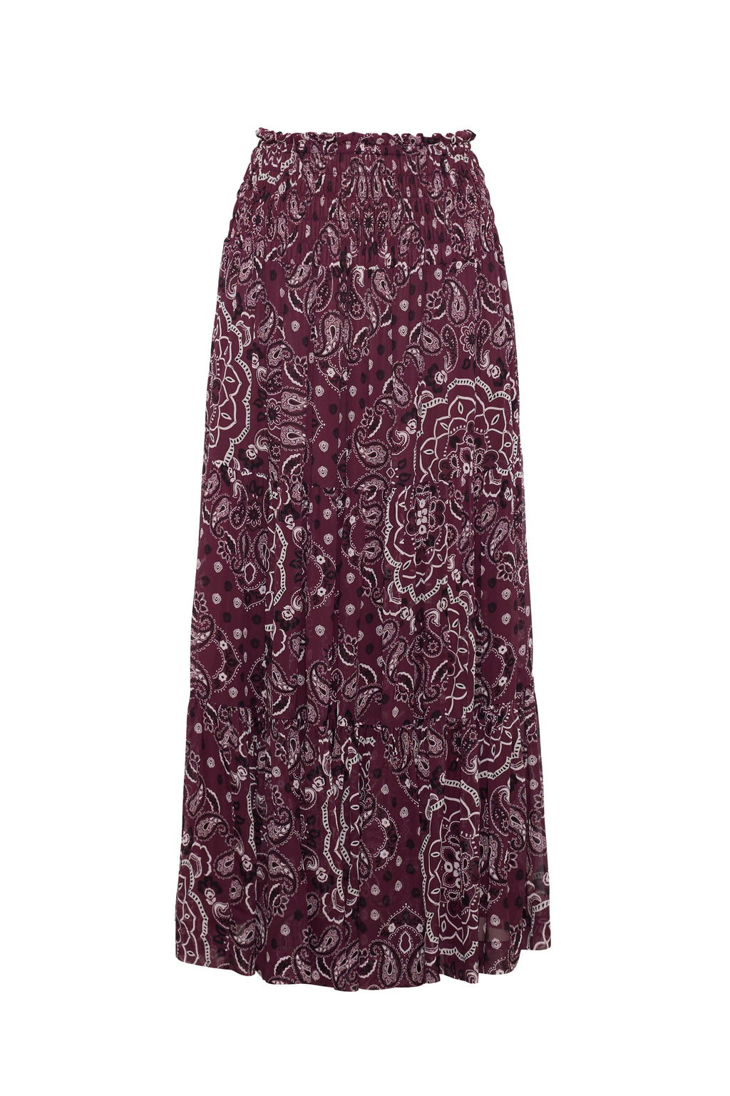 Emilina Skirt in Bandana Plum