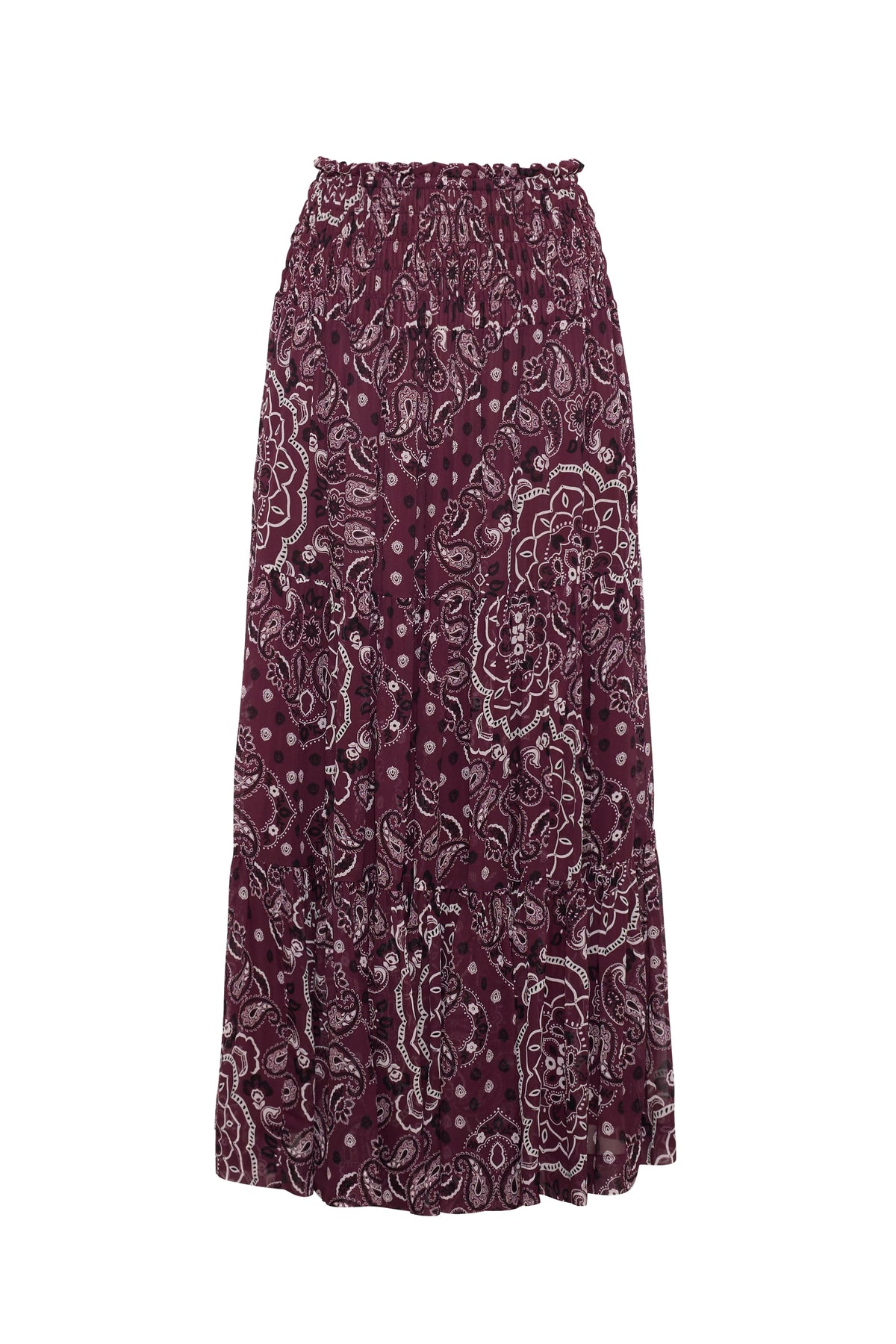 Emilina Skirt in Bandana Plum