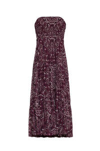 Emilina Skirt in Bandana Plum