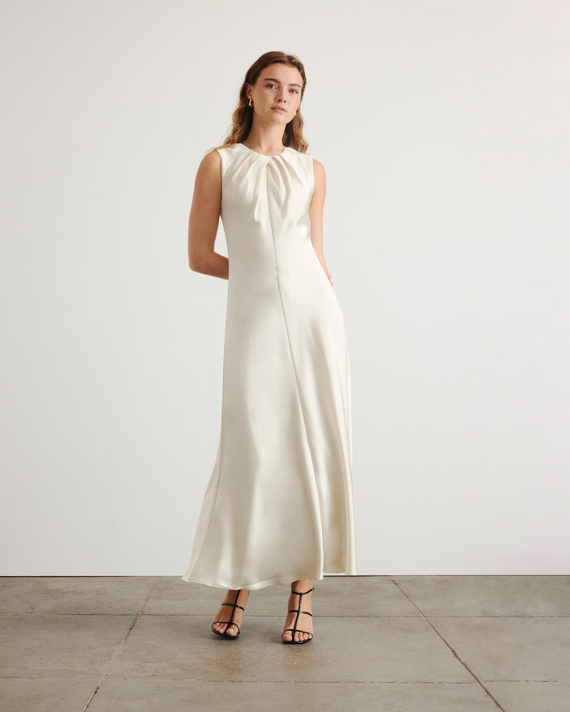 Emily Dress in Ivory