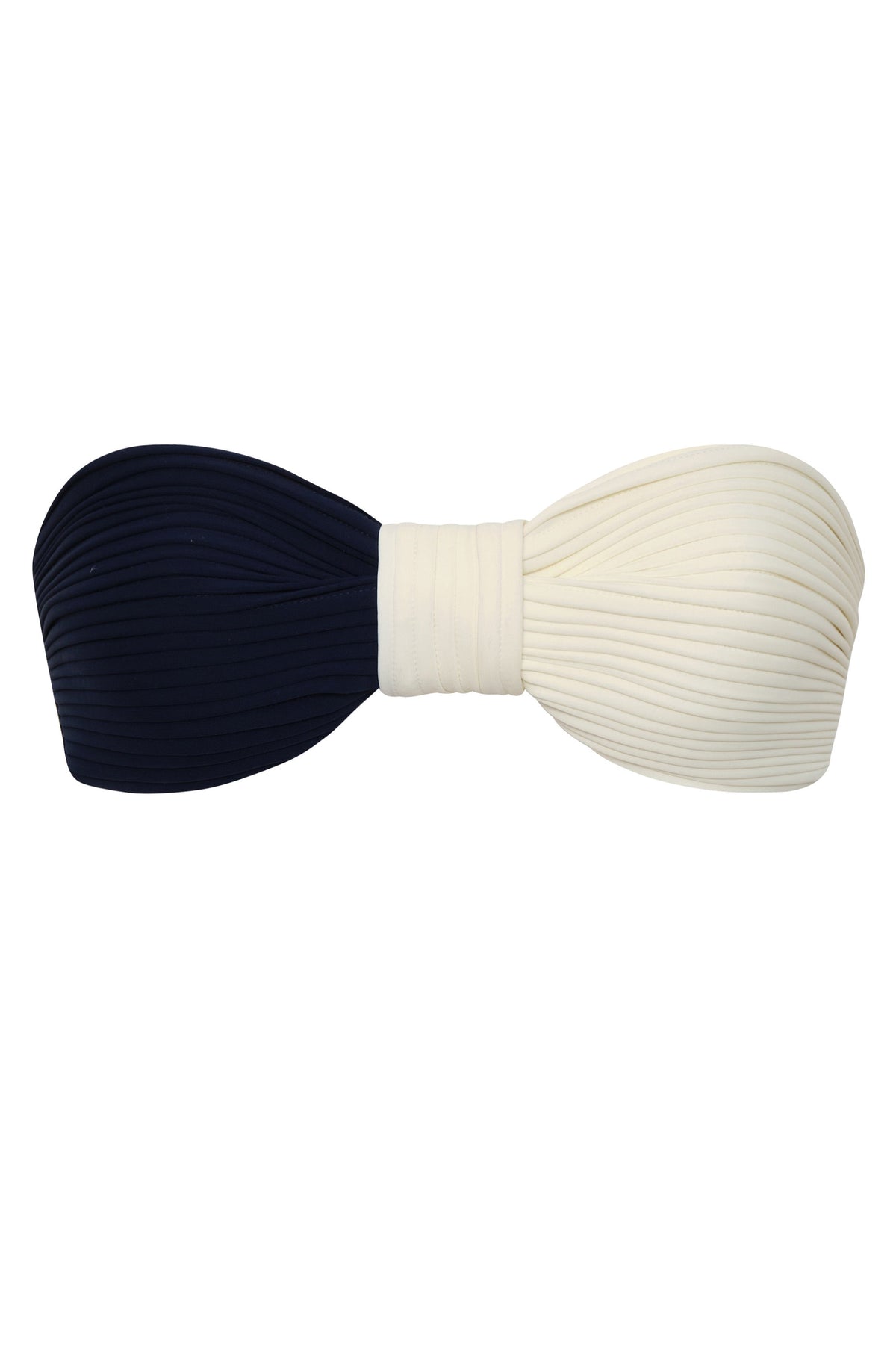Emma Top in Navy in Ivory