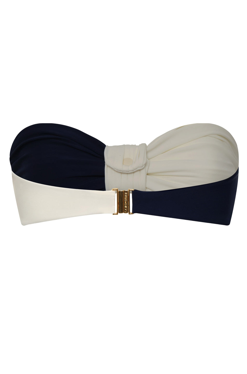 Emma Top in Navy in Ivory