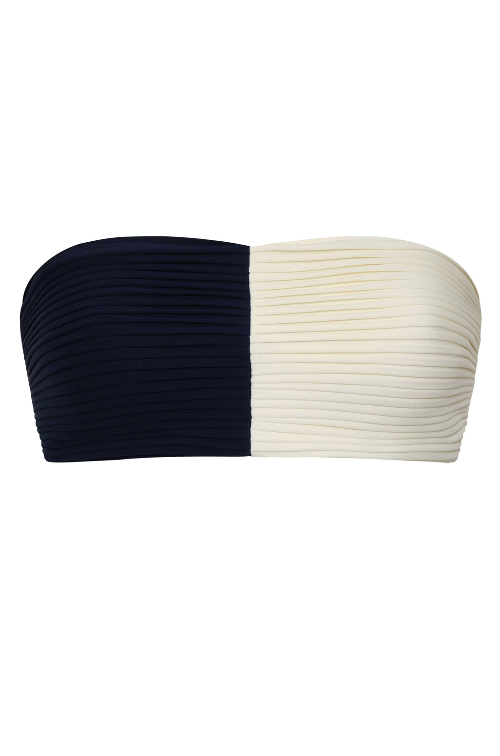 Emma Top in Navy in Ivory