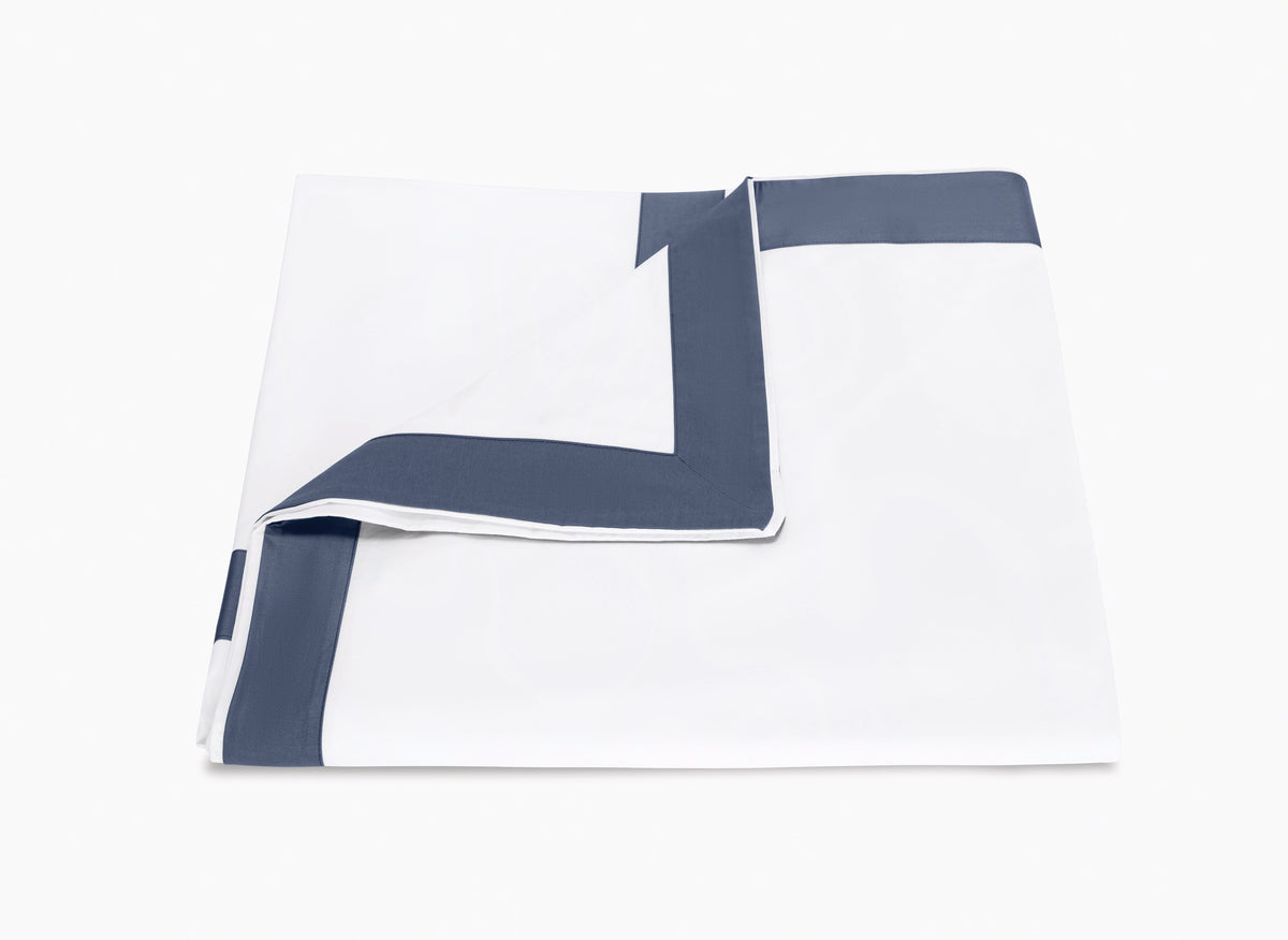 Emory Duvet Cover in Steel Blue