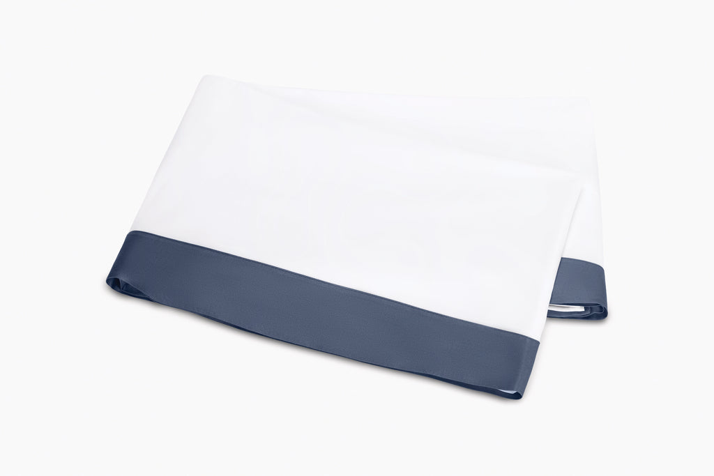Emory Flat Sheet in Steel Blue