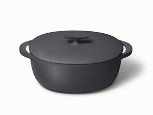 Cast Iron Oval Dutch Oven with Lid