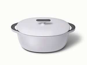 Cast Iron Oval Dutch Oven with Lid