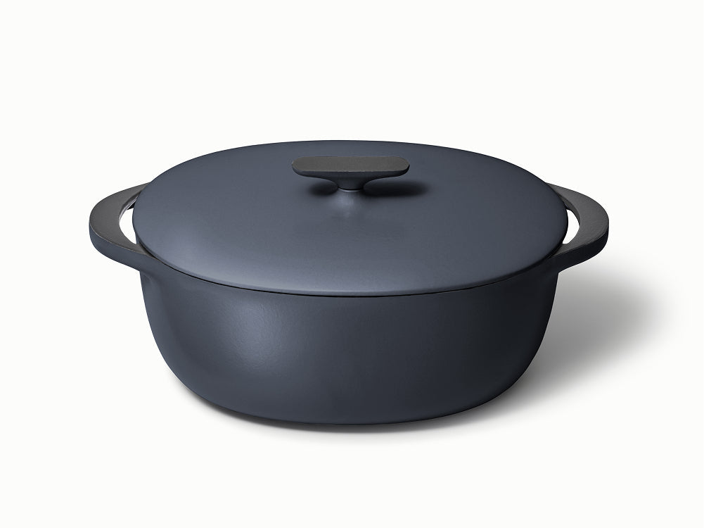 Cast Iron Oval Dutch Oven with Lid